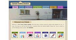 Desktop Screenshot of careerpathsfordyslexia.com